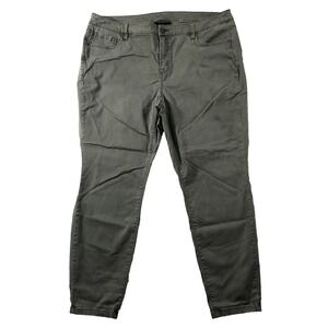 Lane Bryant Jeans Women's Plus Size 20‎ Denim Green Skinny Mid/High Rise 40x27